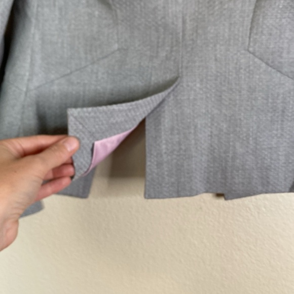 Ted Baker Daizi Gray women's fitted blazer women’s EUC women’s 2 - Picture 8 of 10